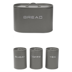 Gray Kitchen Canisters Set