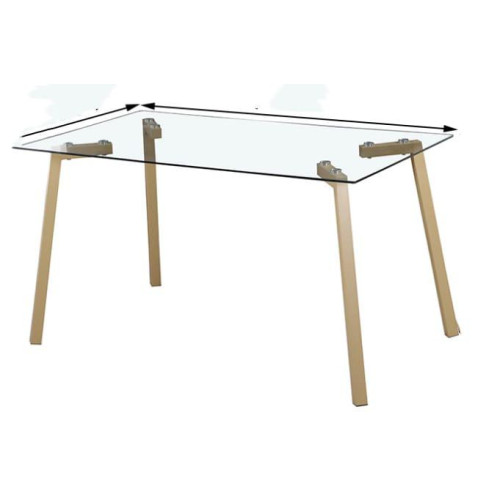 Modern Glass Dining Table