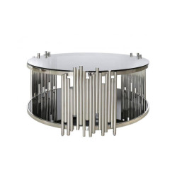 Modern Round Glass Coffee Table