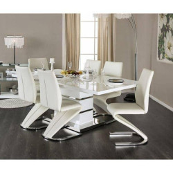 Modern White Dining Table Set Modern White Dining Table Set