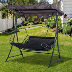Outdoor Swing Chair with Canopy