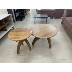 Round Wooden Side Tables
