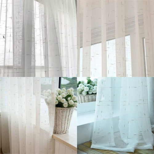 Sheer Voile Window Curtains Sheer Voile Window Curtains